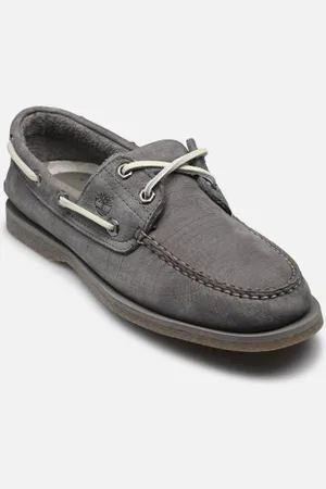 Timberland Schnürschuhe CLAS BOAT SHOE MDGRY - - Größe 40