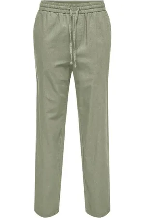 Only & Sons Bekleidung ONSSINUS LOOSE 0007 COT LIN PANT NOOS - - Größe L