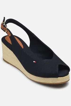 Tommy Hilfiger Espadrilles FLAG MID WEDGE ESPAD - - Größe 37