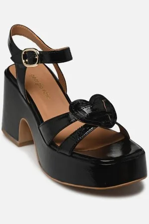 Georgia Rose Sandalen Micorazon - sandales - Cuir Vernis plissé - - Größe 35
