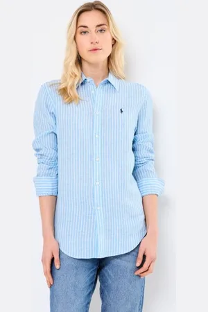 Ralph Lauren Bekleidung Classic-Long Sleeve-Button Front Shirt - - Größe L