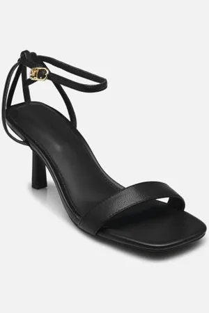 Tommy Hilfiger Sandalen LEATHER KNOTS KITTEN - - Größe 36
