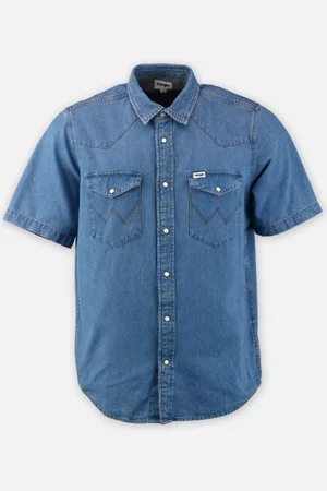 Wrangler Bekleidung Ss Western Shirt - - Größe L