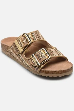 Colors of California Sandalen Two buckle sandal in rafia - - Größe 37