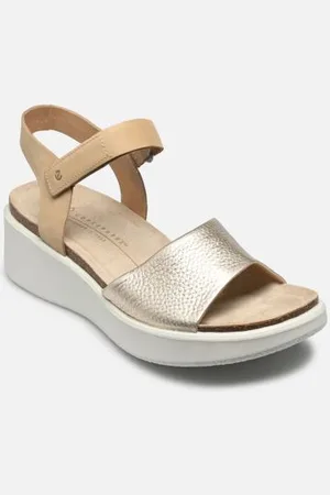 Ecco Sandalen Flowt Wedge Cork Strap - - Größe 37