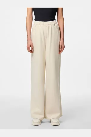 Pieces® Bekleidung PCSAVANNA MW PULL UP DENIM PANT - - Größe L