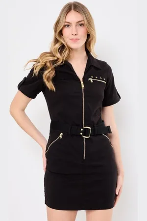 Schott NYC Bekleidung Robe Army Avec Ceinture - - Größe XS