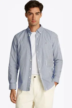 Tommy Hilfiger Bekleidung Flex Poplin Classic MW0MW37549 - - Größe L