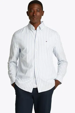 Tommy Hilfiger Bekleidung Flex Poplin Bold Str MW0MW39159 - - Größe L