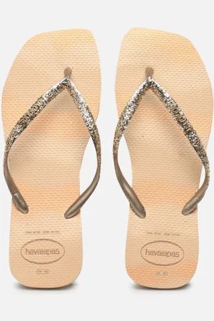 Havaianas Zehensandalen Slim Square Glitter Party - - Größe 35 - 36