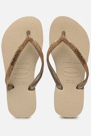 Havaianas Zehensandalen Slim Glitter II - - Größe 27 - 28