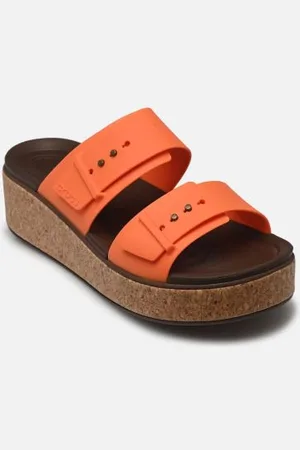 Crocs Sandalen Brooklyn Cork Buckle - - Größe 36 - 37