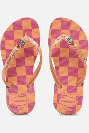 Havaianas Zehensandalen Kids Slim Glitter Trendy - - Größe 27 - 28