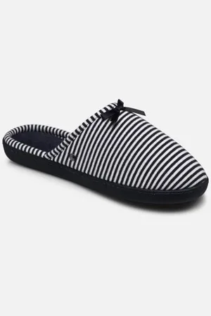 Isotoner Hausschuhe Mule ergonomique mousse intérieure EWR – jersey bio marinières - - Größe 37