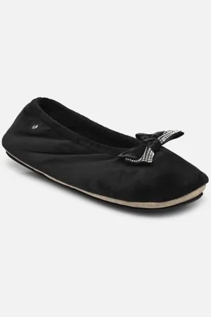Isotoner Hausschuhe Ballerine microvelours – nœud bijou - - Größe 37
