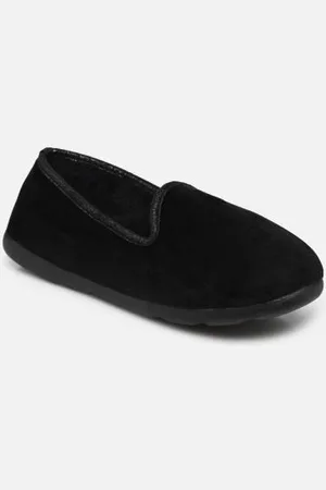 Isotoner Hausschuhe Slipper Ergonomique EveryWear microvelours – passepoil suédine brillante - - Größe 36