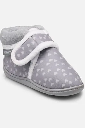 Isotoner Hausschuhe Bottillons velcro fille – suédine - - Größe 20