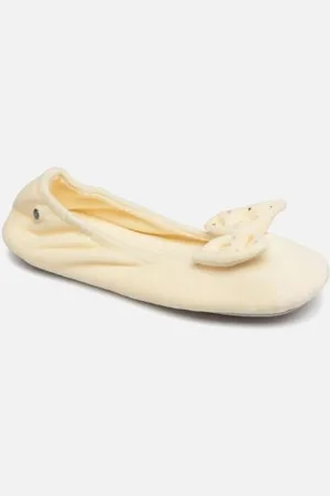 Isotoner Hausschuhe Ballerine Velours – Grand Nœud W - - Größe 41 - 42