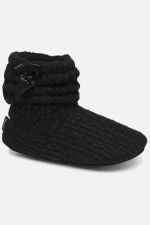 Isotoner Hausschuhe Botillon tricot et nœud - - Größe 36