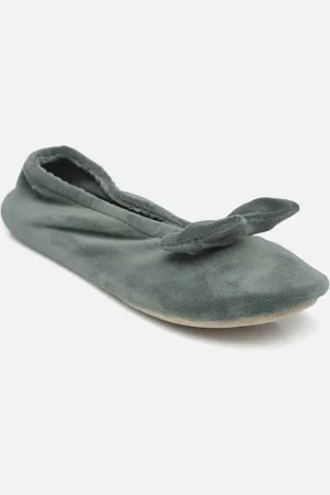 Isotoner Hausschuhe Ballerine Velours – Grand Nœud W - - Größe 37 - 38