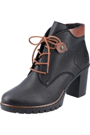 Rieker Damen Stiefelette Y2502 - Bequemer Herbst/Winter Stiefel, Antistress-Sohle