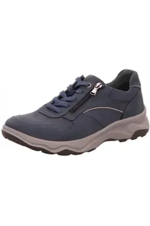 Waldläufer Waldläufer Schnürschuh H-Max, Blau