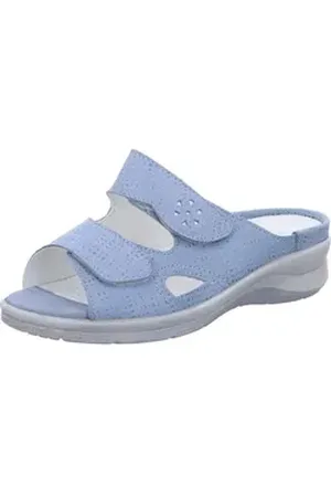 Waldläufer Waldläufer Pantolette Merle, Blau