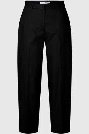 SELECTED Mid Waist Barrel Fit Hosen