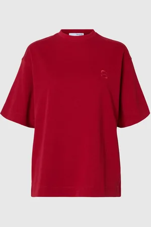 SELECTED Besticktes Relaxed Fit T-shirt