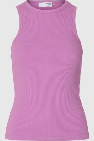 SELECTED Geripptes Tanktop