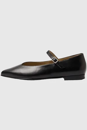 SELECTED Leder Mary Jane Schuhe