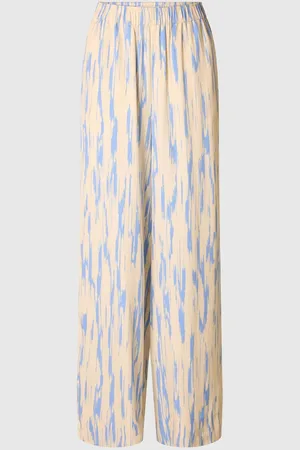 SELECTED Bedruckte Viskose Hose Mit Weitem Bein