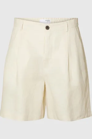 SELECTED 100% Leinen Bermudashorts