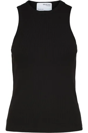 SELECTED Geripptes Tanktop