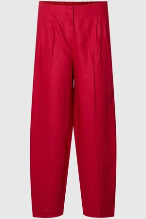 SELECTED 100% Leinen Barrel Fit Hosen