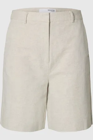 SELECTED Extra Wide Fit Shorts Aus Leinengemisch