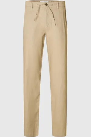 SELECTED Leinenmix Hose