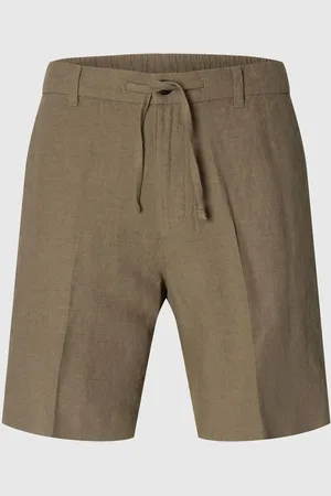 SELECTED Regular Fit Shorts Aus Leinengemisch