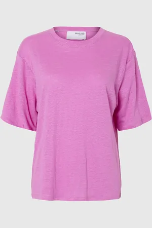 SELECTED Leinen T-shirt