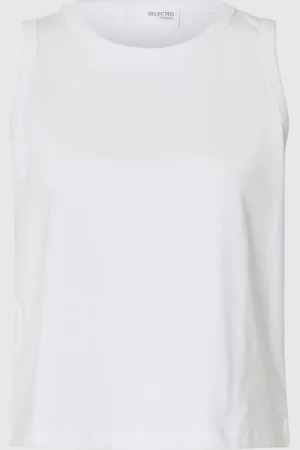 SELECTED 100% Baumwoll Tanktop