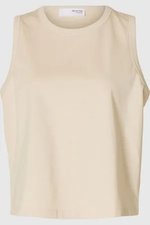 SELECTED 100% Baumwoll Tanktop