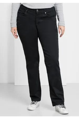 Sheego Gerade Hose aus Baumwoll-Twill, , Gr.40