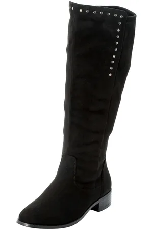 Sheego Weitschaftstiefel mit Nietenverzierung, , Gr.40