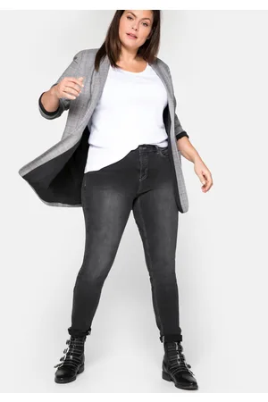 Sheego Skinny Power-Stretch-Jeans in 5-Pocket-Form, , Gr.40