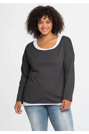 Joe Browns Langarmshirt im Layeringlook, mit Rollkanten, , Gr.40