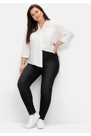 Sheego Jeggings in individueller Waschung, , Gr.40