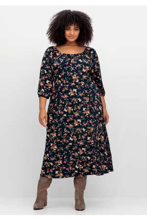 Joe Browns Midikleid aus Jersey, mit Blumendruck, , Gr.44