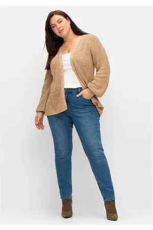 Sheego Schmale Jeans in Curvy-Schnitt PIA, in 5-Pocket-Form, , Gr.40
