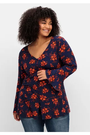 Joe Browns Langarmshirt mit Biesen und Volantärmeln, , Gr.40/42
