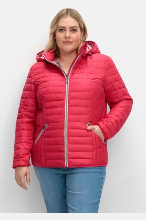 Sheego Leichte Steppjacke mit abnehmbarer Kapuze, , Gr.42